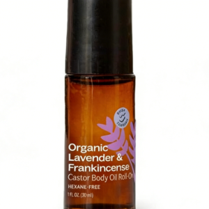 Organic Lavender & Frankincense Castor Body Oil Roll-On 30 mL